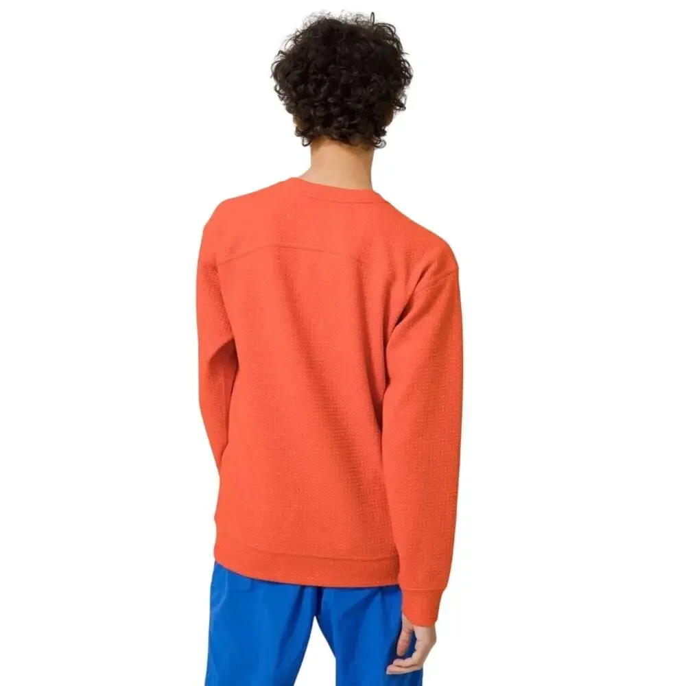 Lululemon All Yours Crew Bubble Dot SweatShirt, Heathered Brick, Women's Large